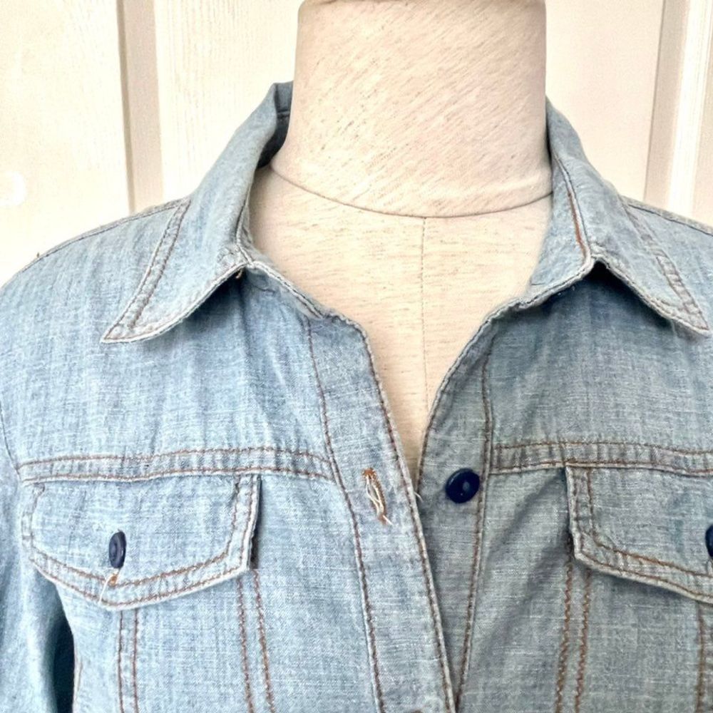 Hester and Orchard denim button down shirt - Picture 7 of 11